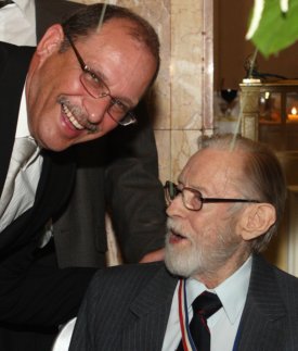 Orest Stachniak (left) & Gord Pattison (right) at the CIQS 50th anniversary